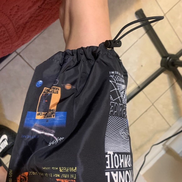 Letter Graphic Drawstring Pants - Picture 9 of 11